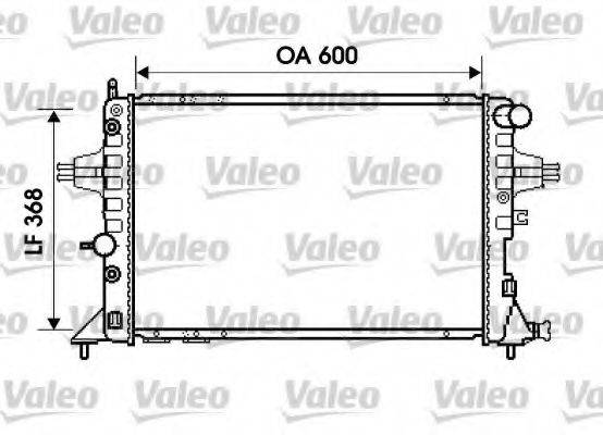 VALEO 734388 Радиатор, охлаждение двигателя