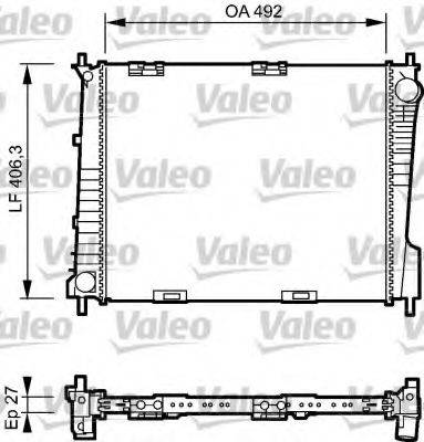 VALEO 734462 Радиатор, охлаждение двигателя