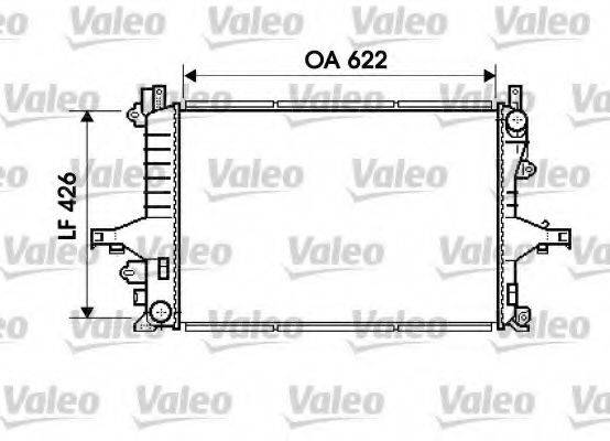 VALEO 734719 Радиатор, охлаждение двигателя