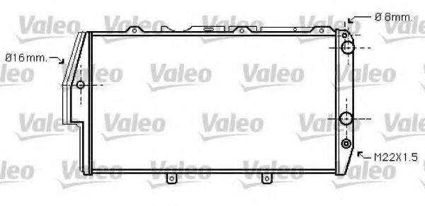 VALEO 734738 Радиатор, охлаждение двигателя
