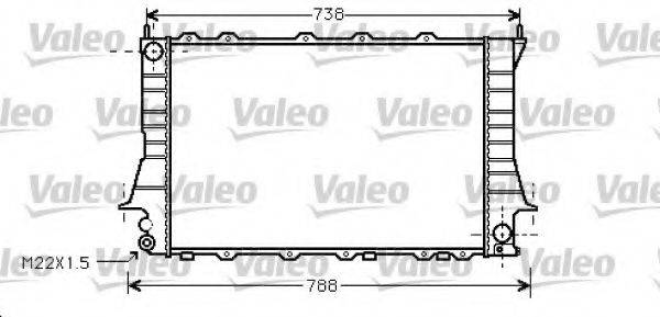 VALEO 734751 Радиатор, охлаждение двигателя