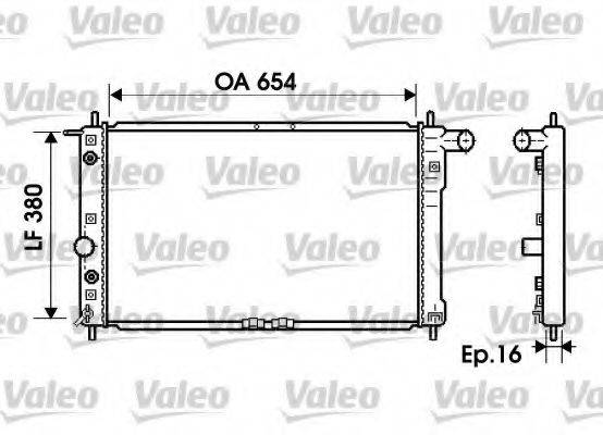 VALEO 734764 Радиатор, охлаждение двигателя