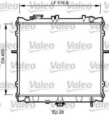 VALEO 734788 Радиатор, охлаждение двигателя