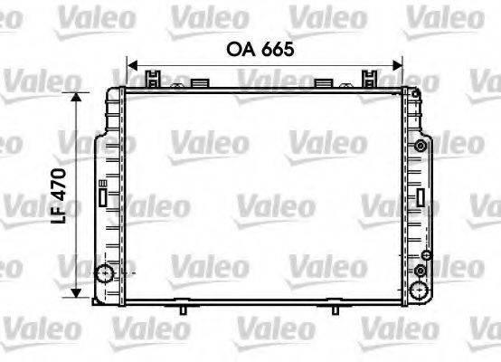 VALEO 734794 Радиатор, охлаждение двигателя