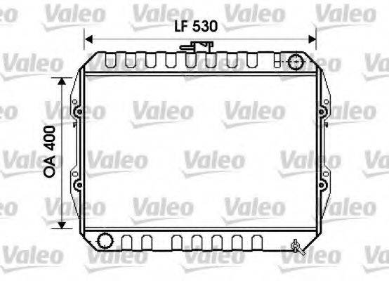 VALEO 734846 Радиатор, охлаждение двигателя