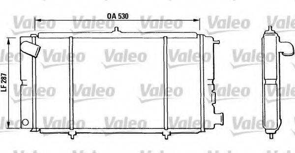 VALEO 810811 Радиатор, охлаждение двигателя