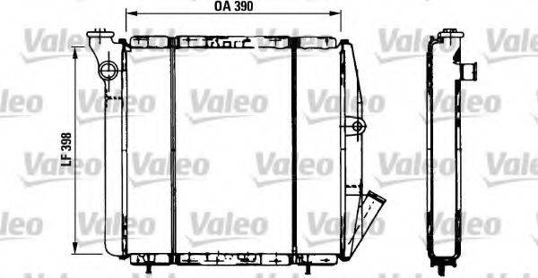 VALEO 810851 Радиатор, охлаждение двигателя