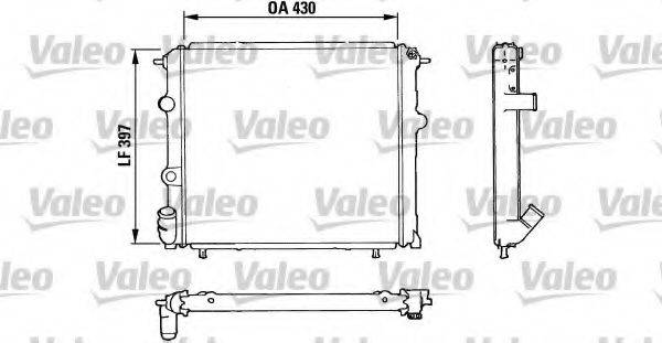 VALEO 810912 Радиатор, охлаждение двигателя
