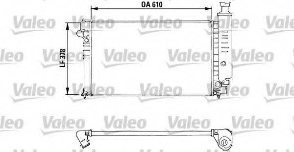 VALEO 810919 Радиатор, охлаждение двигателя