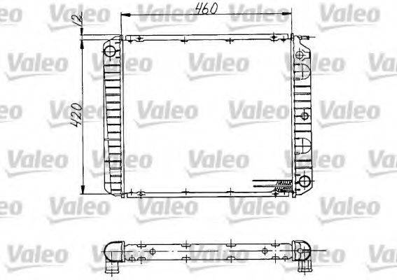 VALEO 810970 Радиатор, охлаждение двигателя