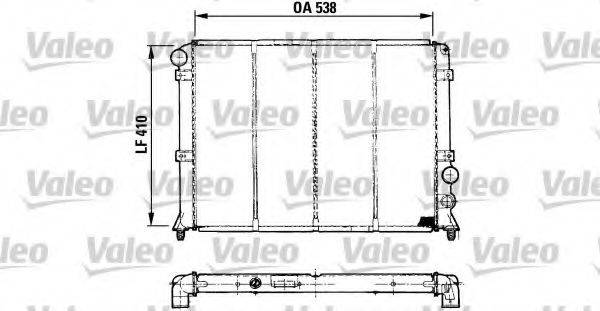 VALEO 810992 Радиатор, охлаждение двигателя