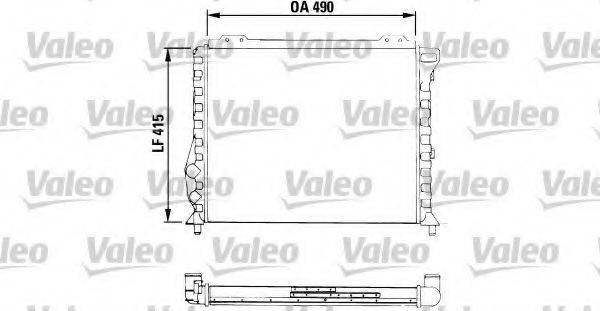 VALEO 811068 Радиатор, охлаждение двигателя