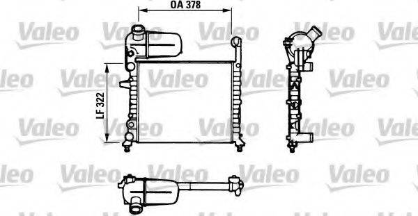 VALEO 811069 Радиатор, охлаждение двигателя