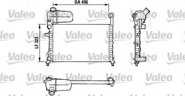 VALEO 811070 Радиатор, охлаждение двигателя