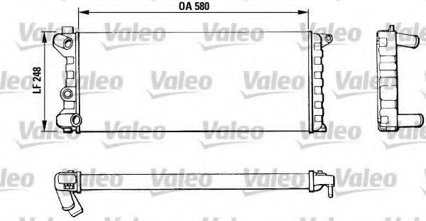 VALEO 811392 Радиатор, охлаждение двигателя