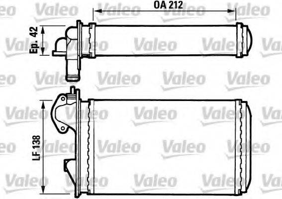 VALEO 812029 Теплообменник, отопление салона