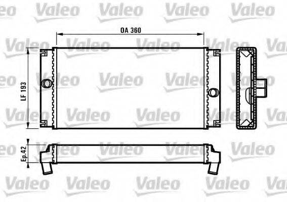 VALEO 812035 Теплообменник, отопление салона