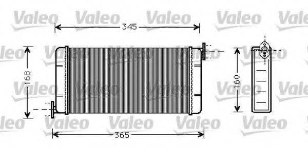 VALEO 812084 Теплообменник, отопление салона