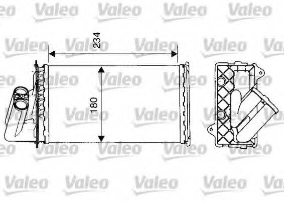 VALEO 812112 Теплообменник, отопление салона