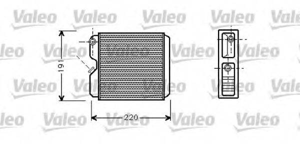 VALEO 812147 Теплообменник, отопление салона