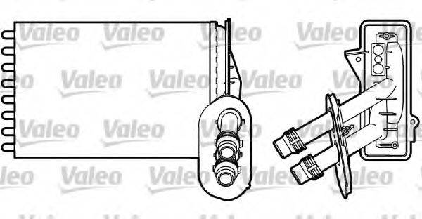 VALEO 812195 Теплообменник, отопление салона