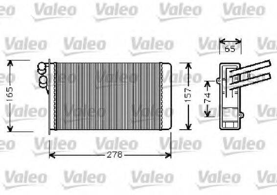 VALEO 812237 Теплообменник, отопление салона