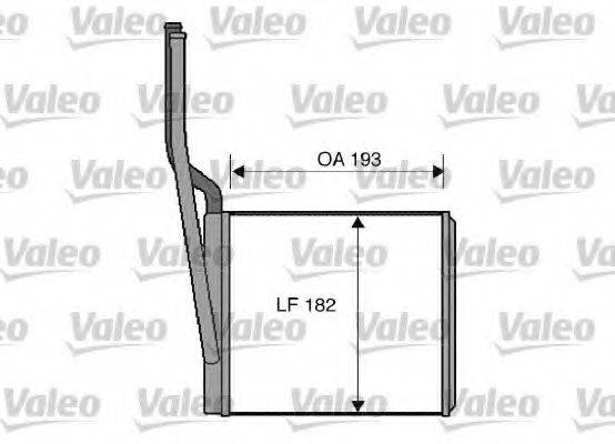 VALEO 812273 Теплообменник, отопление салона