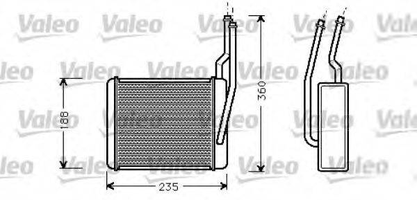 VALEO 812274 Теплообменник, отопление салона