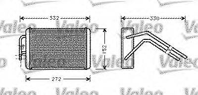 VALEO 812277 Теплообменник, отопление салона