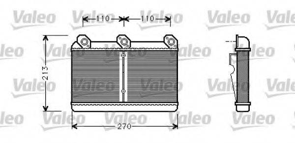 VALEO 812294 Теплообменник, отопление салона