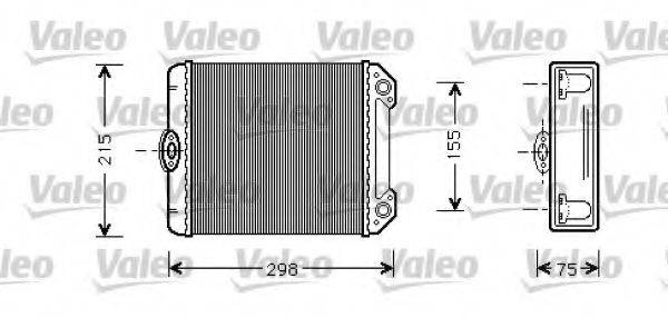 VALEO 812299 Теплообменник, отопление салона