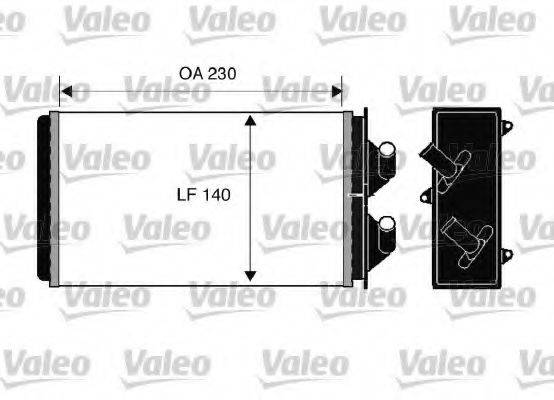 VALEO 812303 Теплообменник, отопление салона