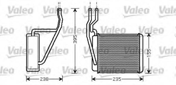 VALEO 812320 Теплообменник, отопление салона