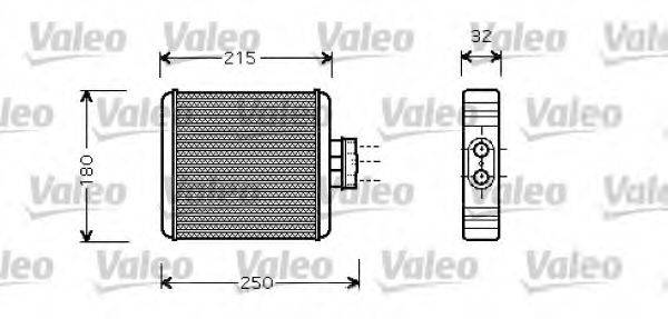 VALEO 812323 Теплообменник, отопление салона