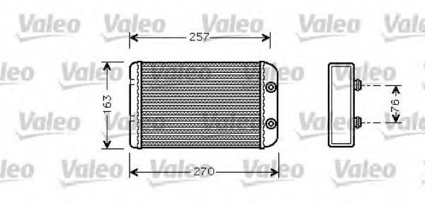 VALEO 812329 Теплообменник, отопление салона