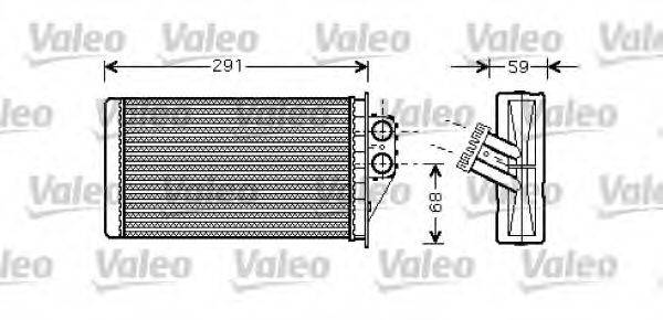 VALEO 812339 Теплообменник, отопление салона