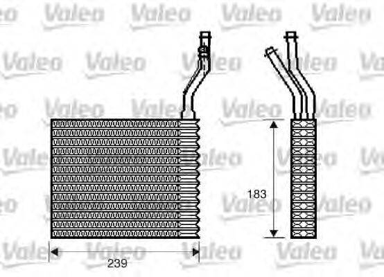 VALEO 812367 Теплообменник, отопление салона