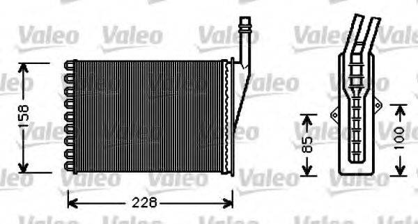 VALEO 812376 Теплообменник, отопление салона