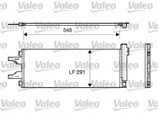 VALEO 814069 Конденсатор, кондиционер