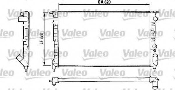 VALEO 816552 Радиатор, охлаждение двигателя