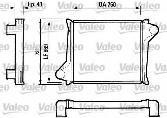 VALEO 816605 Интеркулер