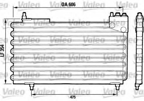 VALEO 816640 Конденсатор, кондиционер