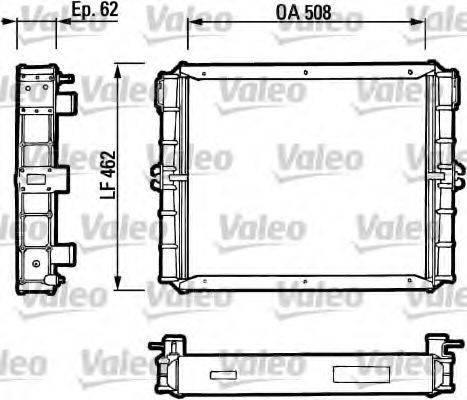 VALEO 816651 Радиатор, охлаждение двигателя