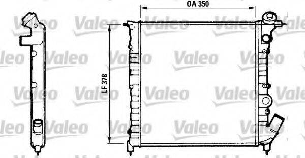 VALEO 816654 Радиатор, охлаждение двигателя