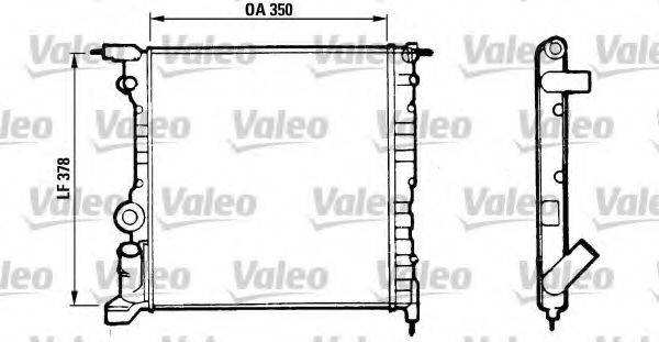 VALEO 816656 Радиатор, охлаждение двигателя