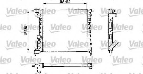VALEO 816658 Радиатор, охлаждение двигателя