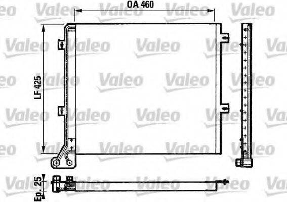 VALEO 816680 Конденсатор, кондиционер