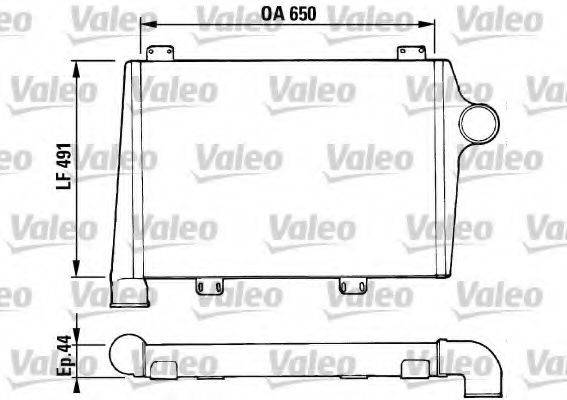 VALEO 816687 Интеркулер