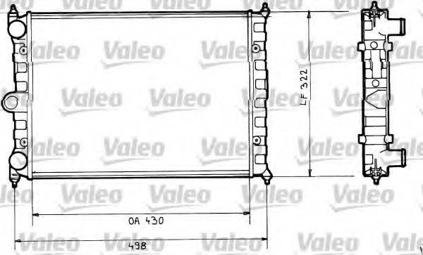 VALEO 816703 Радиатор, охлаждение двигателя