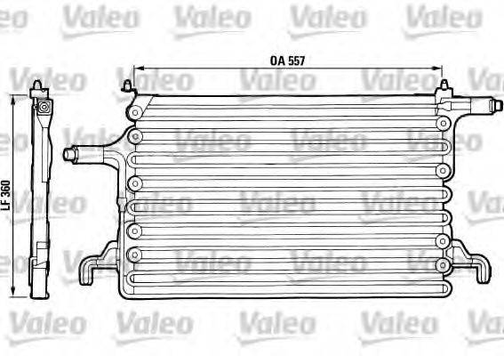 VALEO 816719 Конденсатор, кондиционер